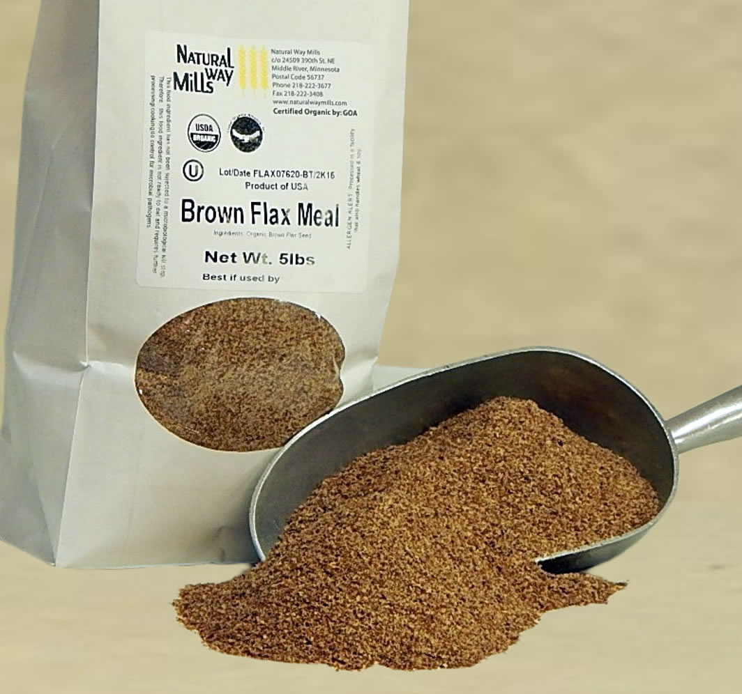 Organic Flax Seed, Brown