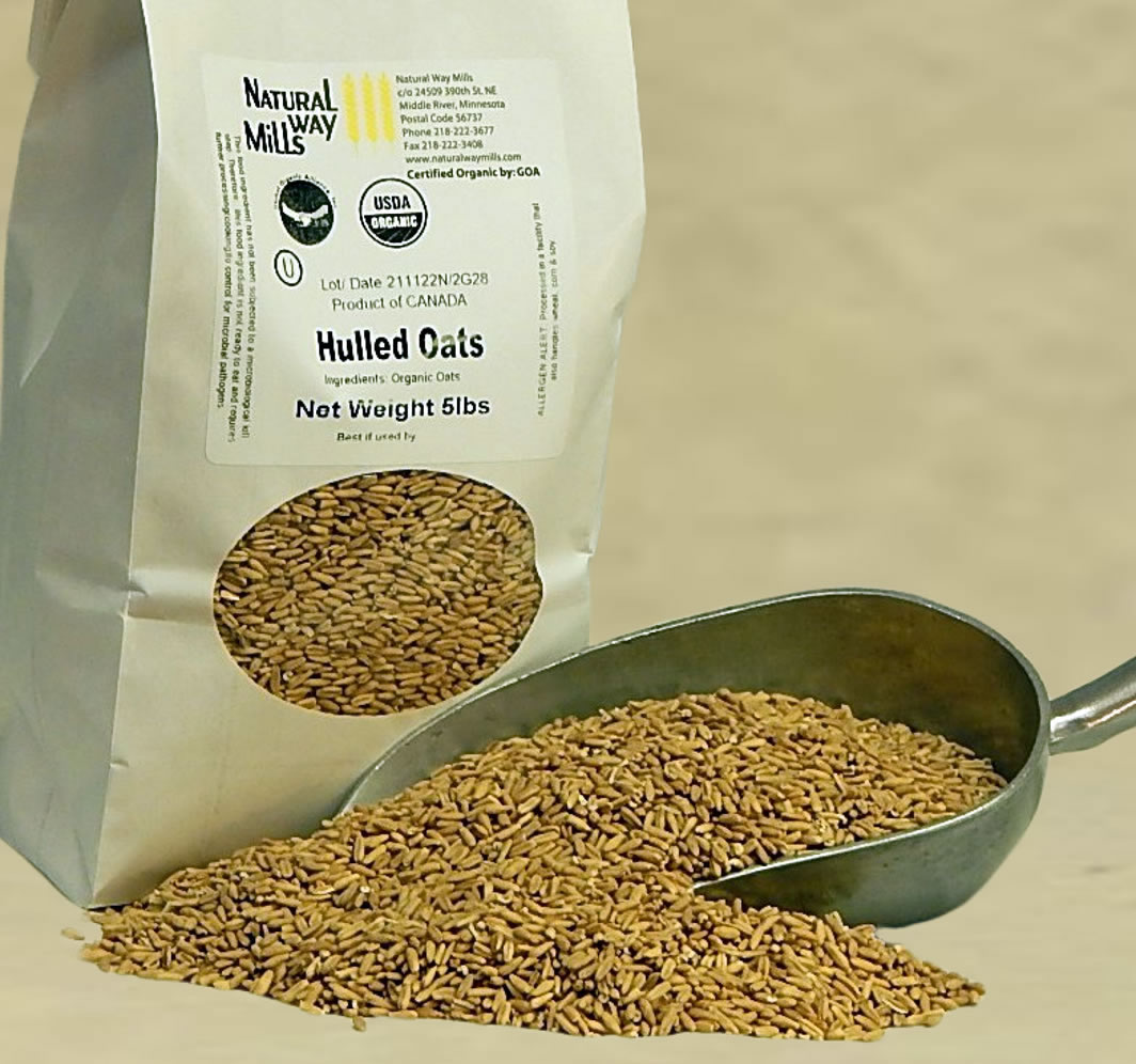 Organic Hulled Oats (GROATS)