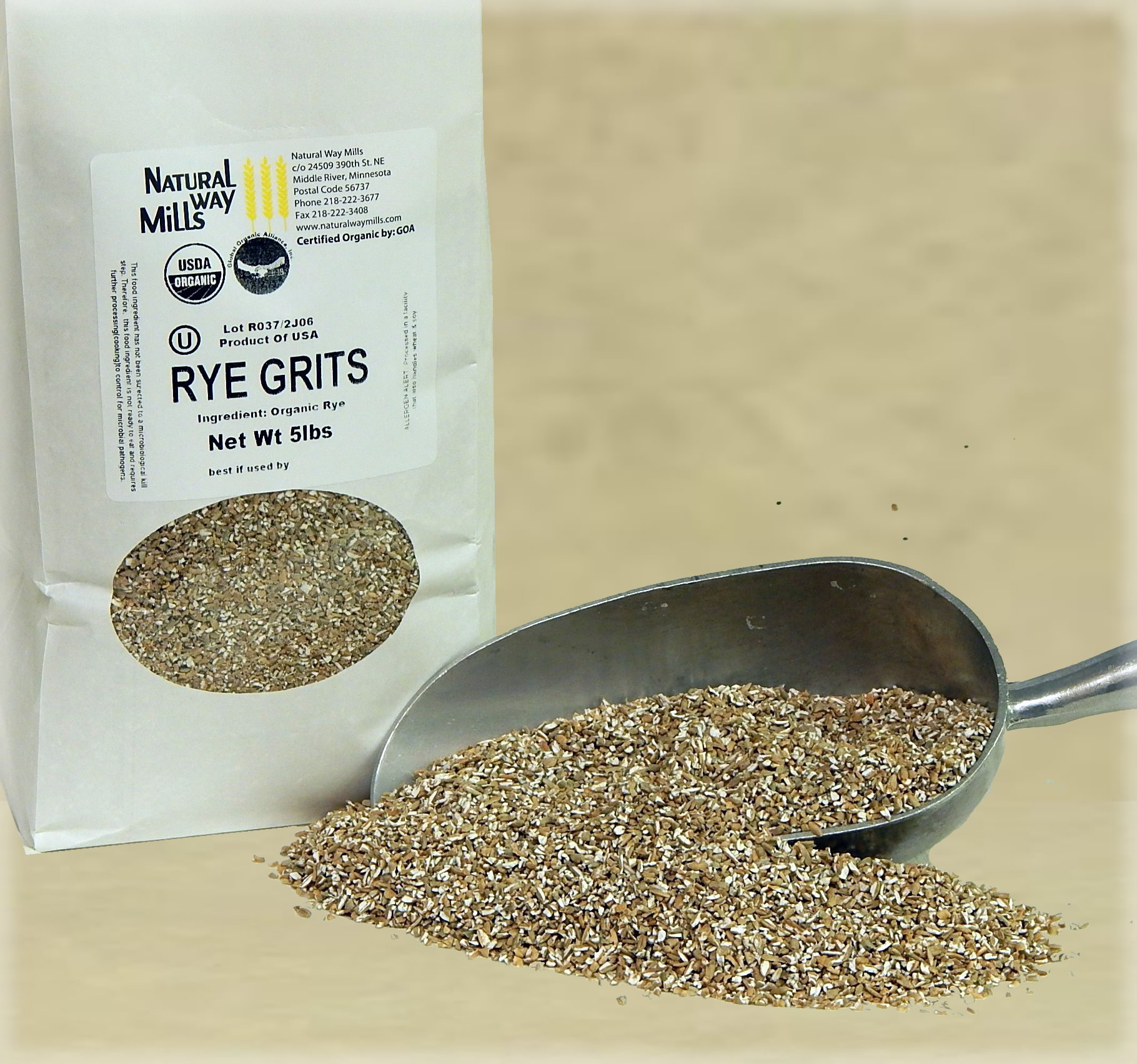 Organic Rye Grits