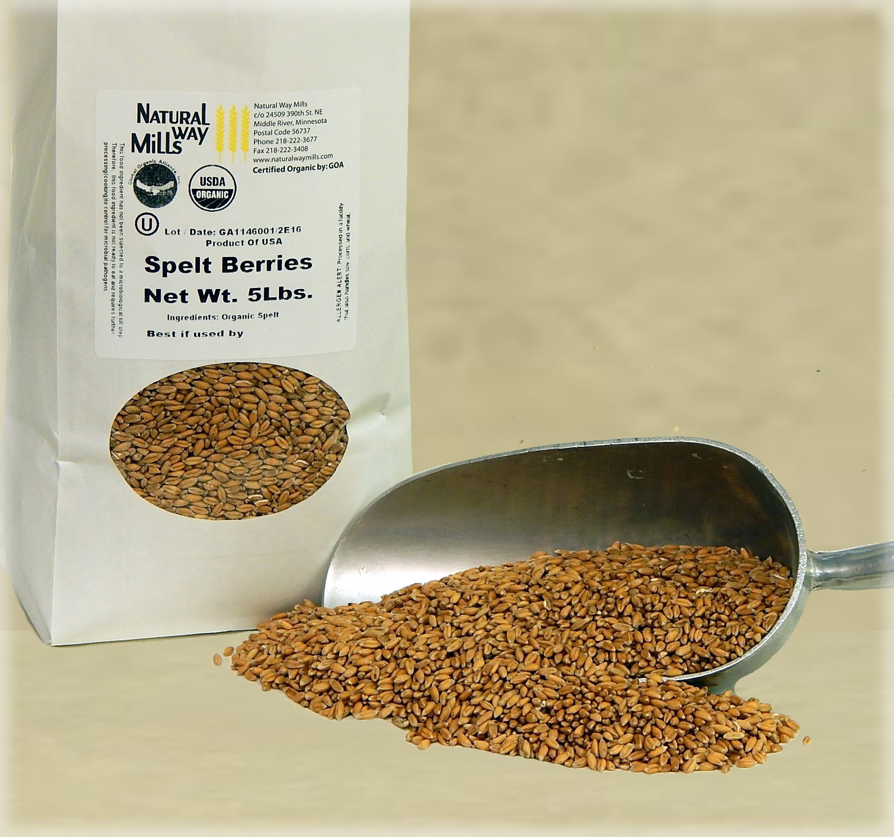 Organic Spelt Berries